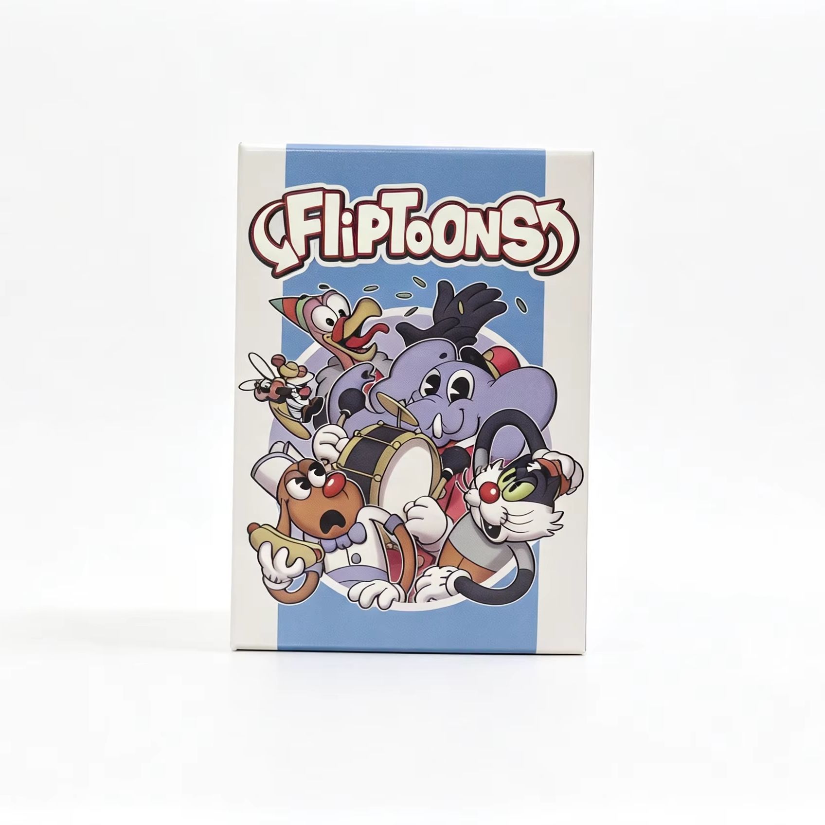 Card Game Deck - เกมกระดานฟลิปทูนส์ | เกมการ์ดสร้างดาดฟ้าแบบแอนิเมชัน! | เกมครอบครัวที่เรียนรู้ได้ง่าย พร้อมสไตล์การ์ตูนคลาสสิก