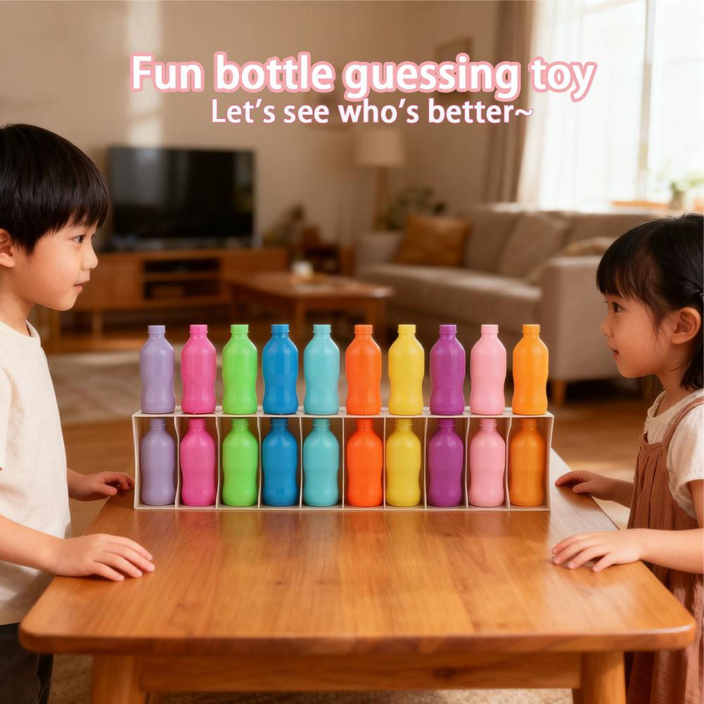 Board Game Simple - เกมความจำสำหรับเด็ก - ของเล่นจับคู่สีพร้อมการ์ดเครื่องดื่มแสนสนุก ปริศนาทายแบบอินเทอร์แอคทีฟสำหรับเด็กวัยหัดเดินและงานเลี้ยงครอบครัว