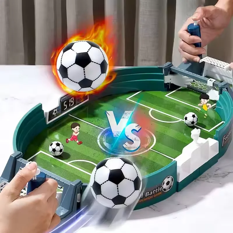 Board Game For 2 People - โต๊ะฟุตบอลขนาดใหญ่สำหรับเด็ก เกมปริศนา แข่งขันสองฝั่ง เกมกระดานฟุตบอล เกมฟุตบอลแบบอินเทอร์แอคทีฟระหว่างพ่อแม่ลูก