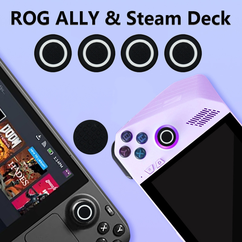Board Game Steam - 4pcs ซิลิโคนจอยสติ๊ก Thumb Grips Protector Rocker