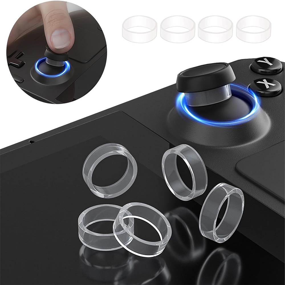 Board Game Steam - 8pcs ยืดหยุ่นป้องกันจอยสติ๊กแหวนยางสําหรับ PS5/ PS4/ Steam Deck