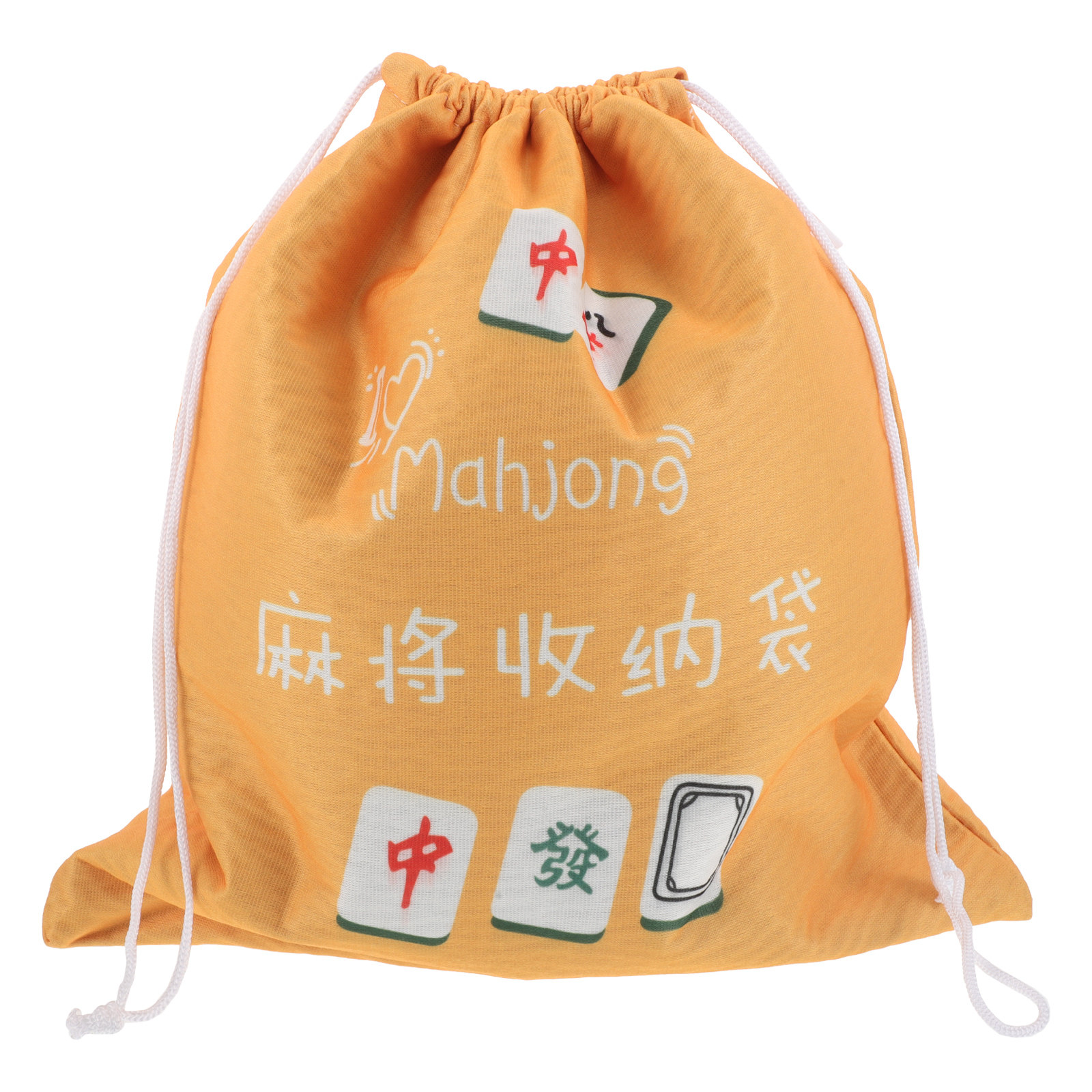 Tile Bag Drawstring - กระเป๋าผ้าขนาดใหญ่สำหรับเก็บไพ่นกกระจอก กระเป๋าผ้ารูดเชือกสำหรับไพ่นกกระจอก อุปกรณ์จัดเก็บแบบพกพาสำหรับการเดินทางและใช้ในบ้าน ของขวัญ ป้องกันฝุ่นและความชื้น
