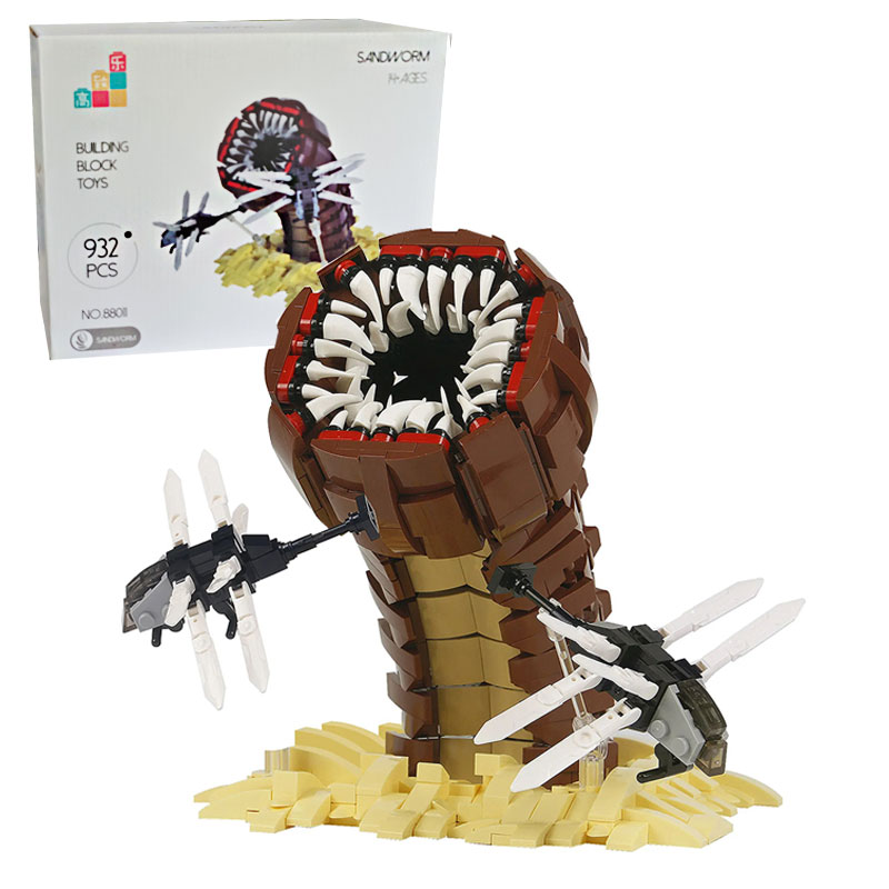Board Game Dune - ชุดตัวต่อวิทยาศาสตร์นิยาย 932 ชิ้น รุ่น Dune Sandworm