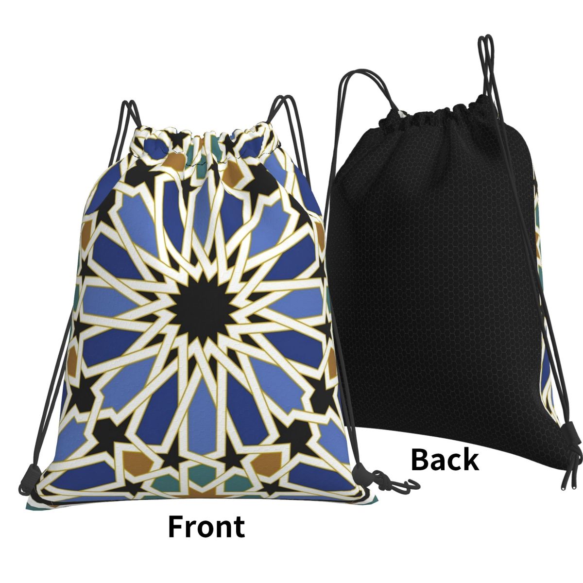 กระเป๋าเป้สะพายหลังอาหรับไทล์  - Tile Bag Drawstring บทวิจารณ์และราคา