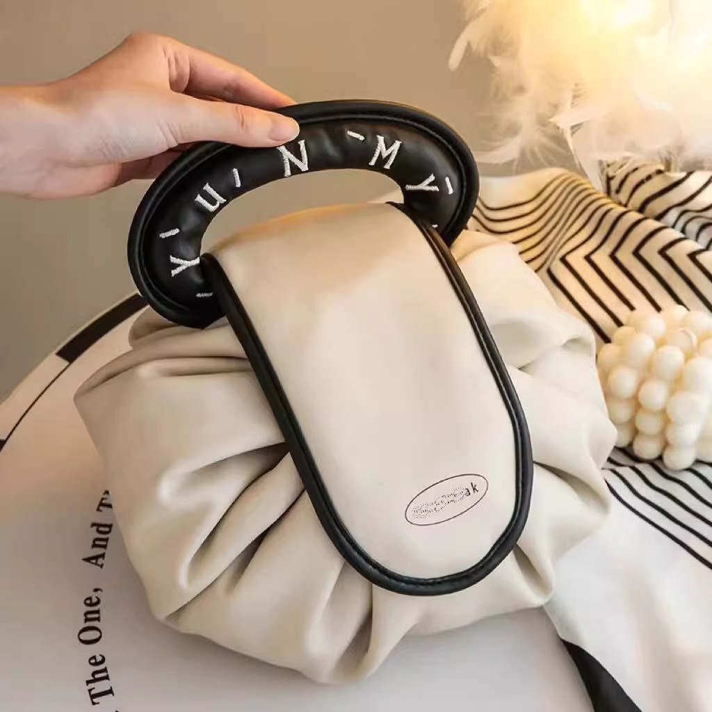 กระเป๋าเครื่องสำอางแบบสบายๆ สำ - Tile Bag Drawstring บทวิจารณ์และราคา