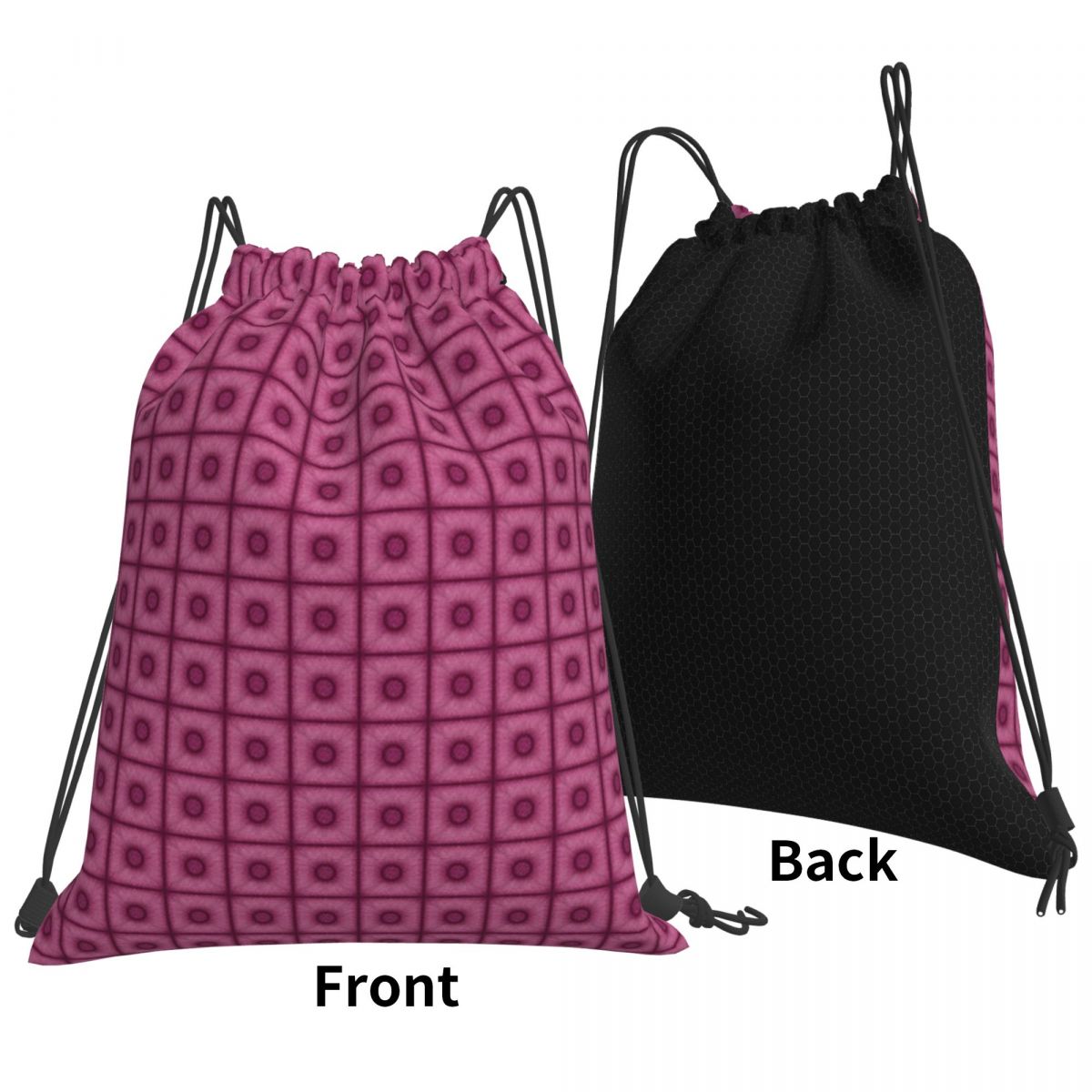 กระเป๋าเป้สะพายหลังสีเชอร์รี่แ - Tile Bag Drawstring บทวิจารณ์และราคา