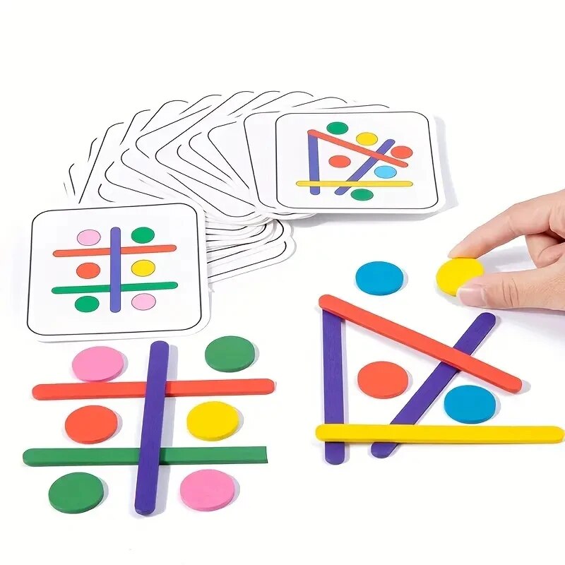 เด็ก Rainbow Stick คิดปริศนาไม - Board Game Simple บทวิจารณ์และราคา