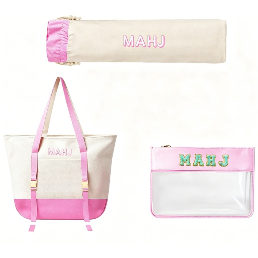 ชุดกระเป๋าผ้าแคนวาสสำหรับใส่ไพ - Tile Bag Drawstring บทวิจารณ์และราคา