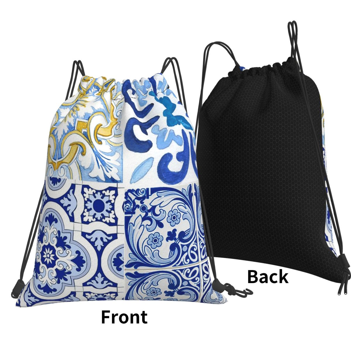 กระเบื้องซิซิลี, เมดิเตอร์เรเน - Tile Bag Drawstring บทวิจารณ์และราคา