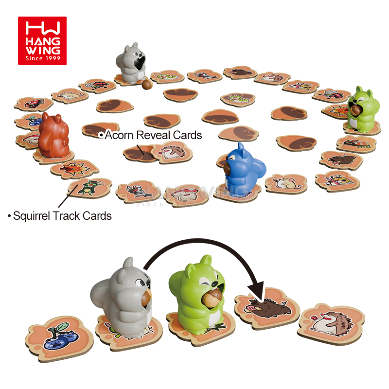 เกมกระดานแข่งขันนักล่ากระรอกนั - Board Game Hotel บทวิจารณ์และราคา