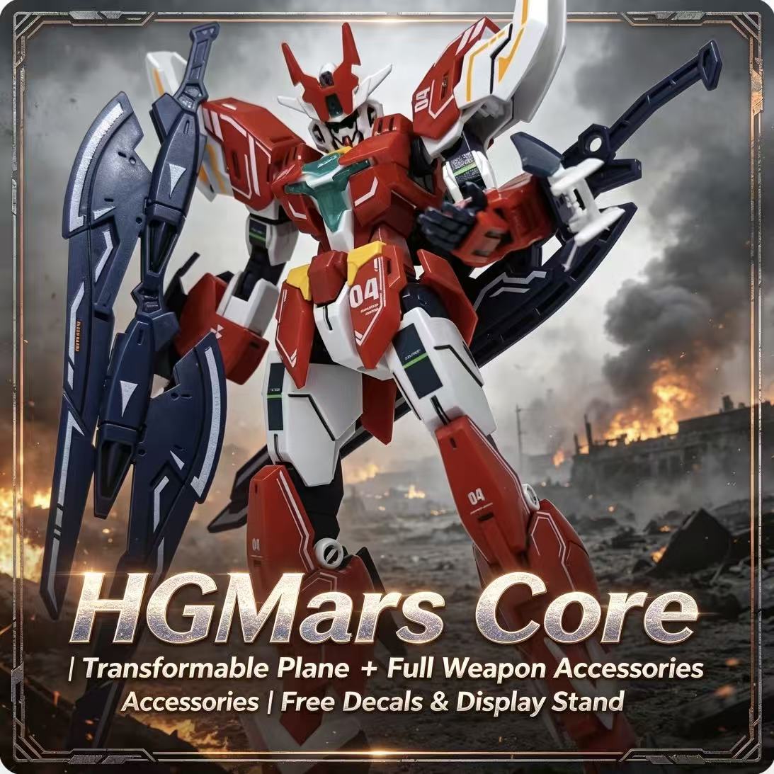 008A HG 1/144 มาร์ส คอร์ วอร์ร - Bandai Model Gundam Hg บทวิจารณ์และราคา