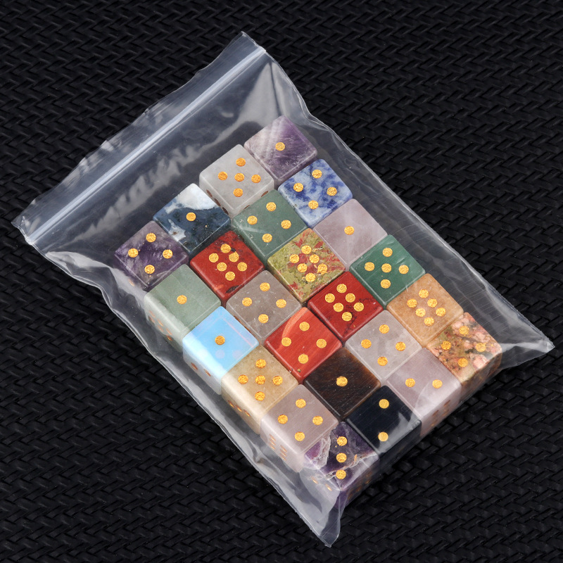 ลูกเต๋าหินธรรมชาติ 15 มม. หกด้ - Board Game Land บทวิจารณ์และราคา