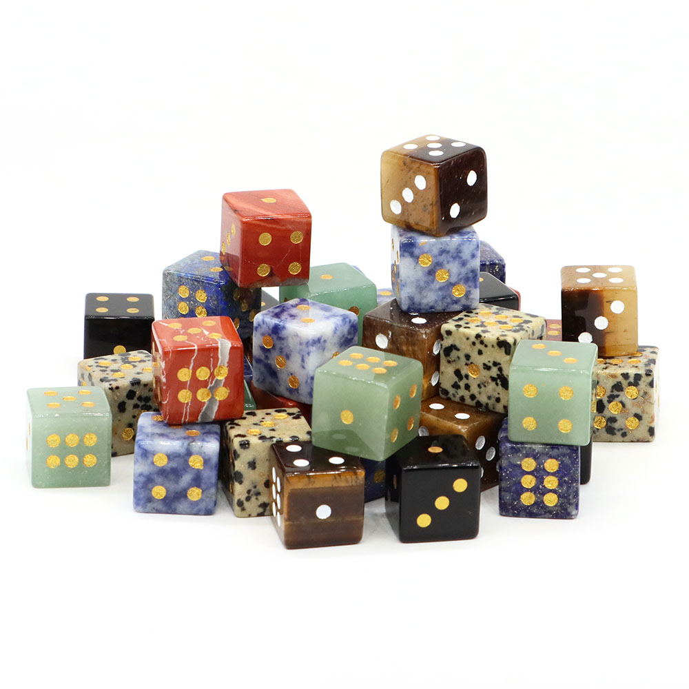 ลูกเต๋าหินธรรมชาติ 15 มม. หกด้ - Board Game Land บทวิจารณ์และราคา
